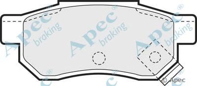 APEC BRAKING pad688 -  Комплект тормозных колодок, дисковый тормоз